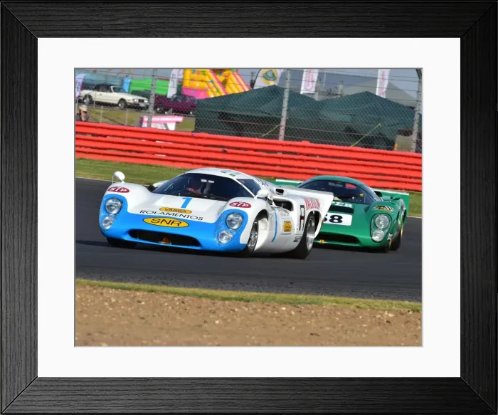 Framed Print : CM3 8712 Leo Voyazides, Simon Hadfield, Lola T70 MK3 B Framed Print : CM3 8712 Leo Voyazides, Simon Hadfield, Lola T70 MK3 B