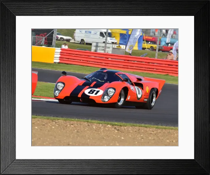 Framed Print : CM3 8715 Chris Beighton, Lola T70 MK3 B