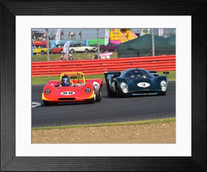 Framed Print : CM3 8728 James Littlejohn, Georg Kjallgren, Daren Mk2, Andy Wolfe, Jason Wright, Lola T70 MK3 B Framed Print : CM3 8728 James Littlejohn, Georg Kjallgren, Daren Mk2, Andy Wolfe, Jason Wright, Lola T70 MK3 B