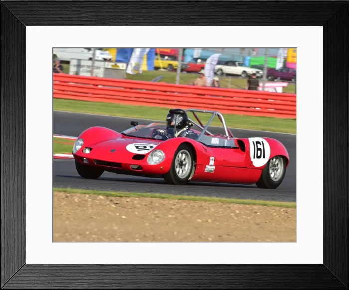 Framed Print : CM3 8737 Chris Rea, Elva Mk7S Framed Print : CM3 8737 Chris Rea, Elva Mk7S