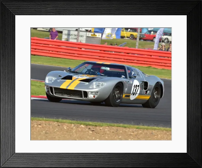 Framed Print : CM3 8749 Mike Jordan, Philip Walker, Ford GT40 Framed Print : CM3 8749 Mike Jordan, Philip Walker, Ford GT40