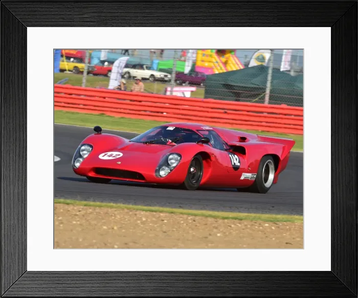 Framed Print : CM3 8754 Richard Meaden, Francesco Castellaci, Lola T70 MK3 B Framed Print : CM3 8754 Richard Meaden, Francesco Castellaci, Lola T70 MK3 B
