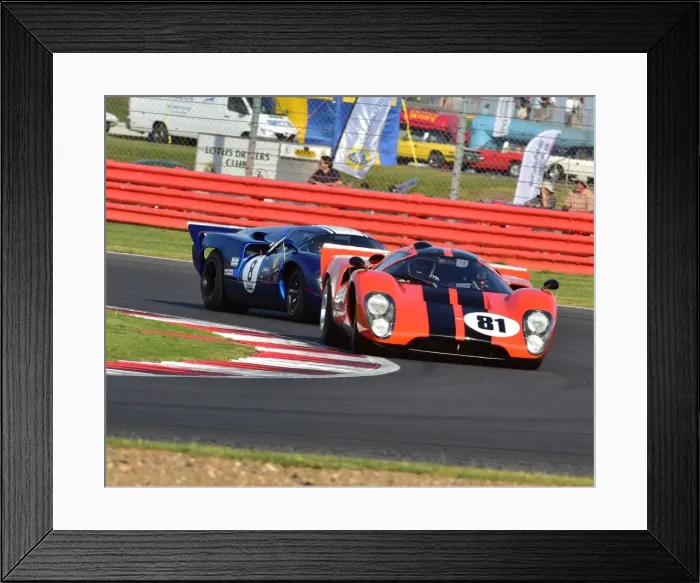 Framed Print : CM3 8758 Chris Beighton, Lola T70 MK3 B Framed Print : CM3 8758 Chris Beighton, Lola T70 MK3 B