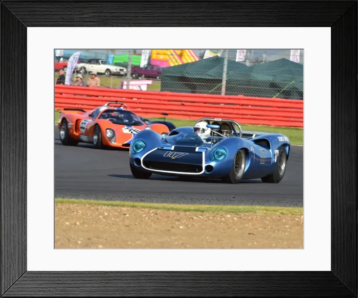 Framed Print : CM3 8772 Howard Jones, Lola T70 Mk1 Spyder