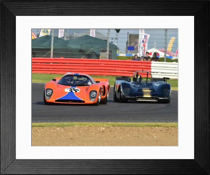 Framed Print : CM3 8773 Simon Ashworth, Chevron B16, Philip Hall, Lola T212 Framed Print : CM3 8773 Simon Ashworth, Chevron B16, Philip Hall, Lola T212