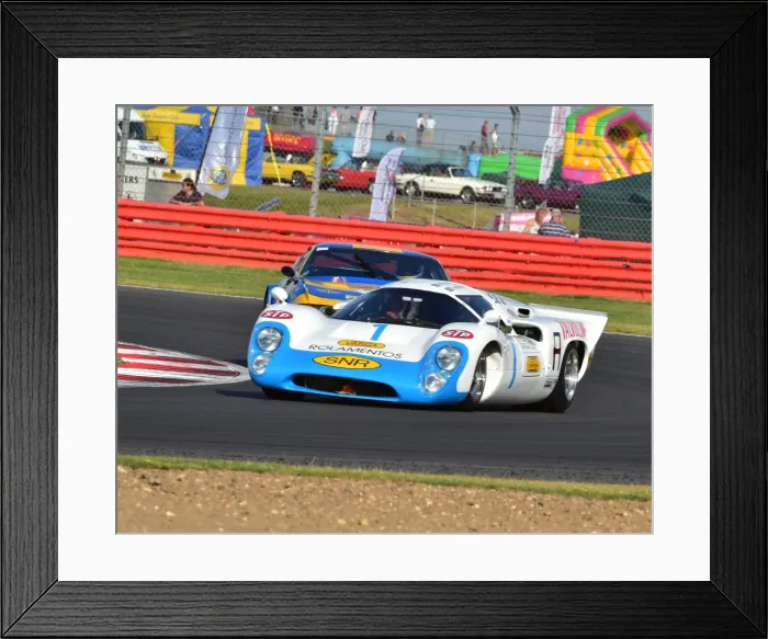 Framed Print : CM3 8815 Leo Voyazides, Simon Hadfield, Lola T70 MK3 B Framed Print : CM3 8815 Leo Voyazides, Simon Hadfield, Lola T70 MK3 B