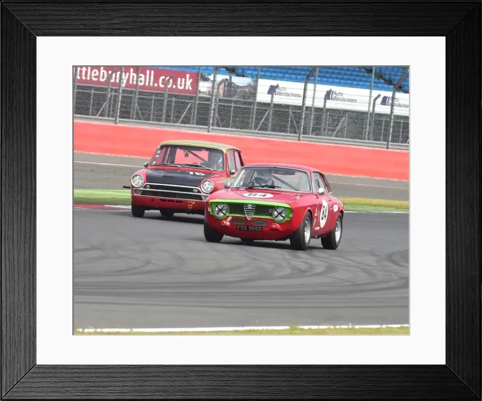 Framed Print : Neil Merry, Alfa Romeo Giulia Sprint GTA, FOD 955 D, Ketil Thorbjornsen, Vidar Ostbrathen, Ford Lotus Cortina, Sir John Whitmore trophy, U2TC, Silverstone Classic 2014 Framed Print : Neil Merry, Alfa Romeo Giulia Sprint GTA, FOD 955 D, Ketil Thorbjornsen, Vidar Ostbrathen, Ford Lotus Cortina, Sir John Whitmore trophy, U2TC, Silverstone Classic 2014