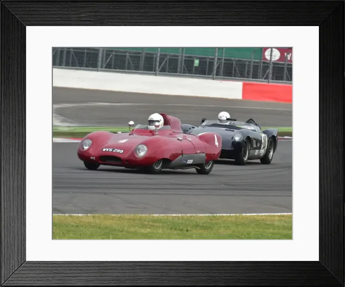 Framed Print : CM3 9208 Sam Stretton, Philip Champion, Lotus XI Le Mans, WVS 299, Charles Gillett, Wilment-Climax Framed Print : CM3 9208 Sam Stretton, Philip Champion, Lotus XI Le Mans, WVS 299, Charles Gillett, Wilment-Climax