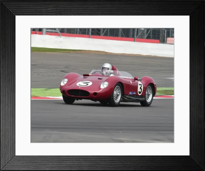 Framed Print : CM3 9235 Stephen Bond, Maserati 250S Framed Print : CM3 9235 Stephen Bond, Maserati 250S