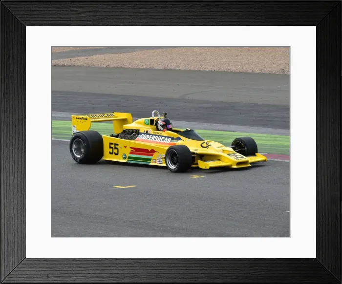 Framed Print : CM3 9367 Ollie Hancock, Fittipaldi F5A Framed Print : CM3 9367 Ollie Hancock, Fittipaldi F5A