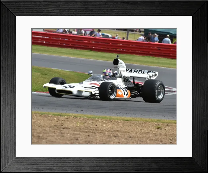 Framed Print : CM4 0695 Stuart Hall, McLaren M19A Framed Print : CM4 0695 Stuart Hall, McLaren M19A