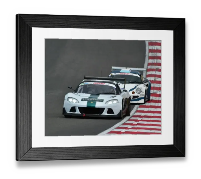 Framed Print : CM4 3419 Fabio Randaccio, Lotus Europa, Ian Fenwick, Stephen Gugliemi, Exige S1 NA Honda