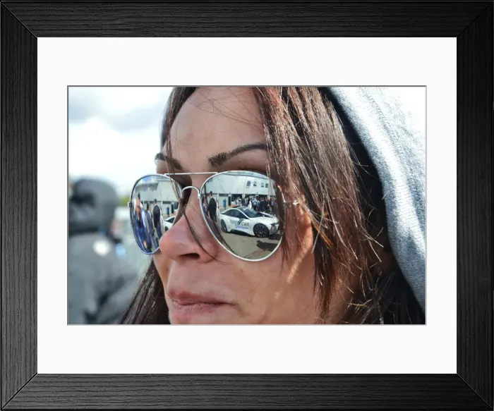 Framed Print : CJ5 5085 BMW i8, Safety car Framed Print : CJ5 5085 BMW i8, Safety car