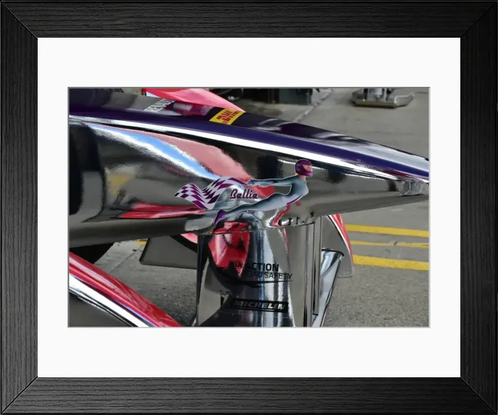 Framed Print : CM4 4696 Bellie, Virgin Racing Framed Print : CM4 4696 Bellie, Virgin Racing