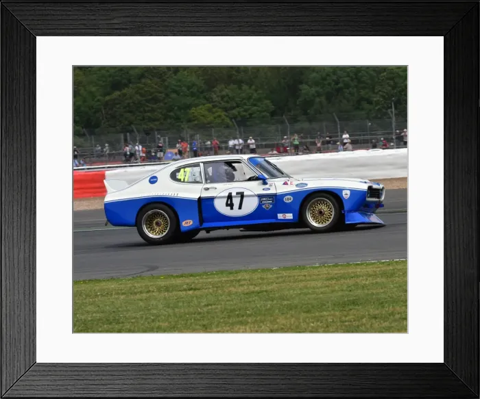 Framed Print : CM3 9673 John Young, Steve Soper, Ford Capri Framed Print : CM3 9673 John Young, Steve Soper, Ford Capri