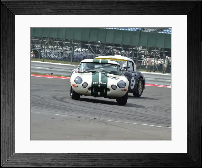 Framed Print : CM3 9799 Ian Simmonds, Jaguar E-Type, BHK 278 A Framed Print : CM3 9799 Ian Simmonds, Jaguar E-Type, BHK 278 A