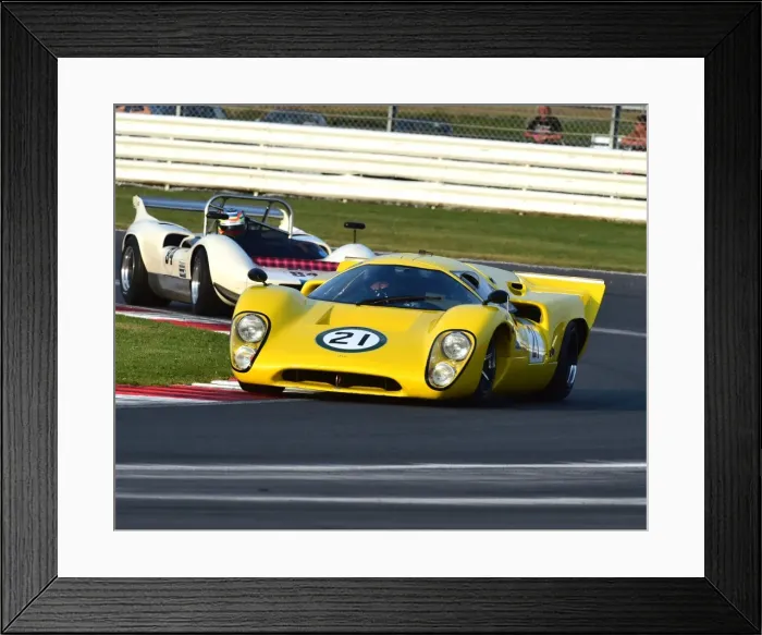 Framed Print : CM4 0141 Steve Tandy, Lola T70 MK3 B Framed Print : CM4 0141 Steve Tandy, Lola T70 MK3 B