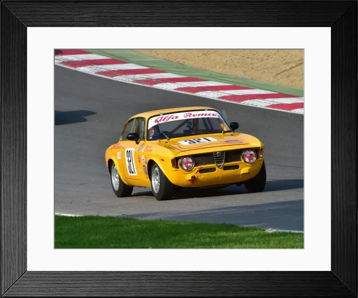 Framed Print : CM4 7376 Ken Lark, Alfa Romeo GT Junior Framed Print : CM4 7376 Ken Lark, Alfa Romeo GT Junior