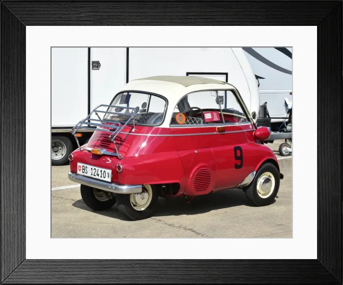 Framed Print : CM4 0524 BMW, 300 Zetta, four wheels, BS 12410