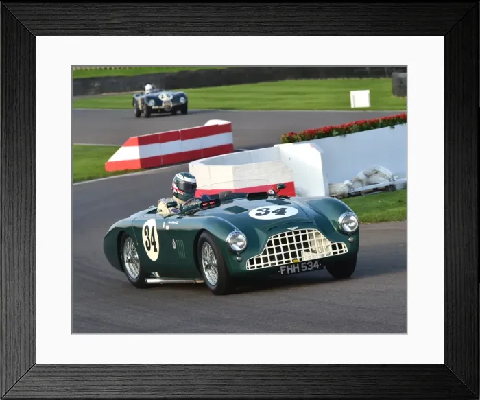 Framed Print : CM4 8782 Mark Midgley, Aston Martin DB3, FHH 534 Framed Print : CM4 8782 Mark Midgley, Aston Martin DB3, FHH 534