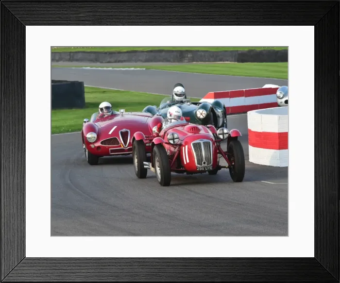 Framed Print : CM4 8789 Quirina Louwman, Frederic Louwman-Wood, Frazer Nash Le Mans replica, 296 UYE Framed Print : CM4 8789 Quirina Louwman, Frederic Louwman-Wood, Frazer Nash Le Mans replica, 296 UYE