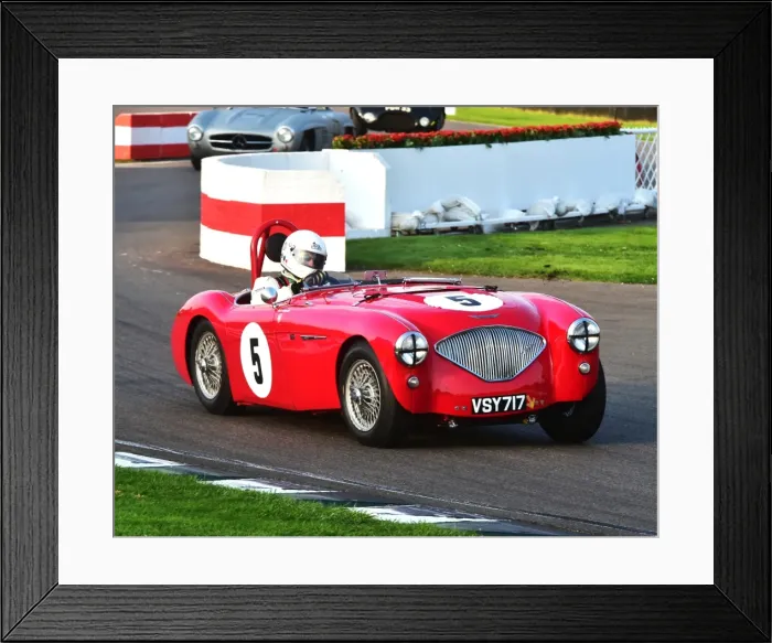 Framed Print : CM4 8806 Tarek Mahmoud, Austin Healey 100-4, VSY 717 Framed Print : CM4 8806 Tarek Mahmoud, Austin Healey 100-4, VSY 717
