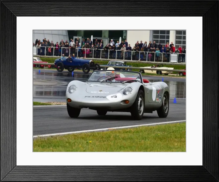 Framed Print : CM5 3047 Ed McDonough, Porsche RSK, FKX 180 G Framed Print : CM5 3047 Ed McDonough, Porsche RSK, FKX 180 G