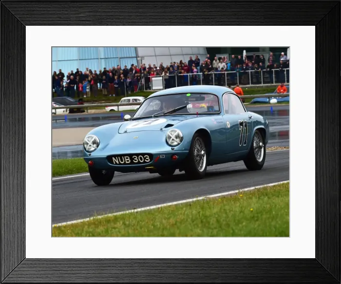Framed Print : CM5 3087 Brian Arculus, Pat Arculus, Lotus Elite, NUB 303 Framed Print : CM5 3087 Brian Arculus, Pat Arculus, Lotus Elite, NUB 303