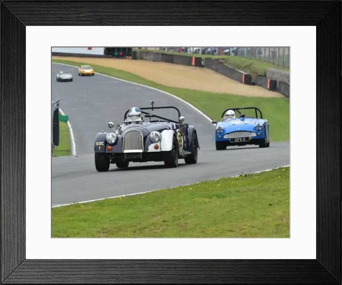 Framed Print : CM5 0986 Kevin Kivlochan, Morgan Plus 8, SOC 1