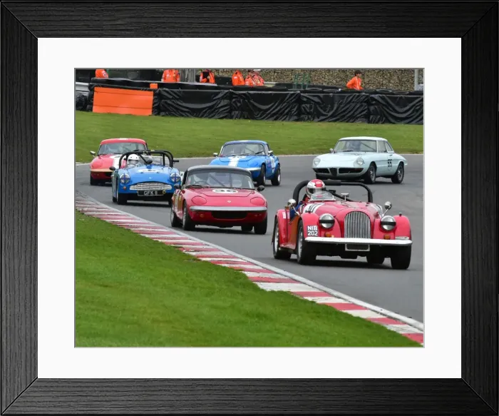 Framed Print : CM5 1761 Philip Goddard, Morgan Plus 8, NIB 202