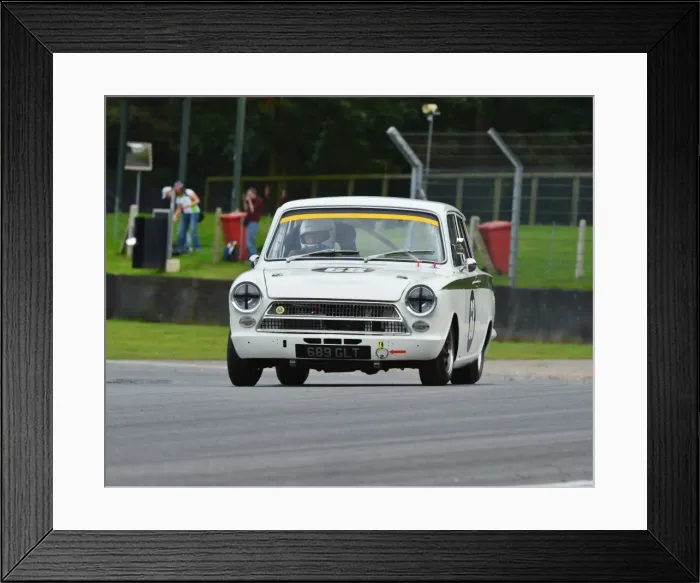 Framed Print : CJ5 6080 David Pickering, Ford Lotus Cortina, 689 GLT Framed Print : CJ5 6080 David Pickering, Ford Lotus Cortina, 689 GLT