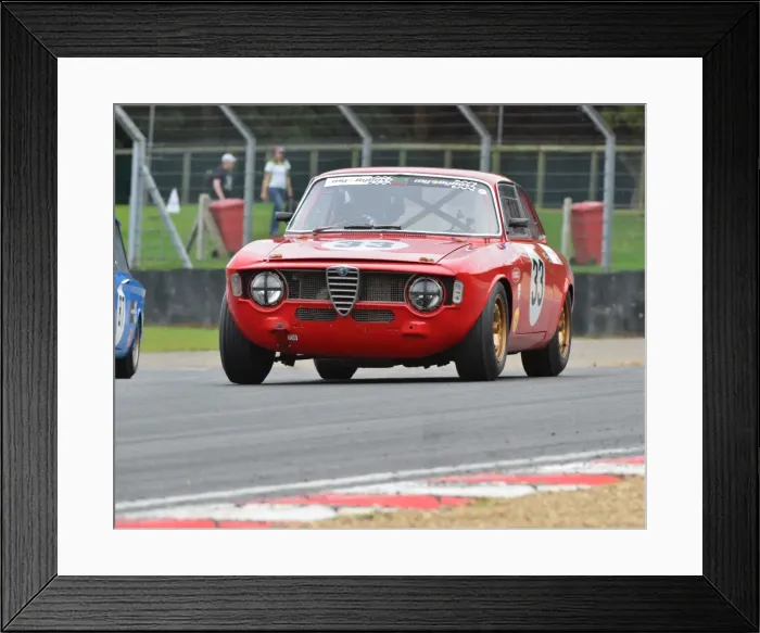Framed Print : CJ5 6087 James Fuller, Alfa Romeo Giulia Sprint