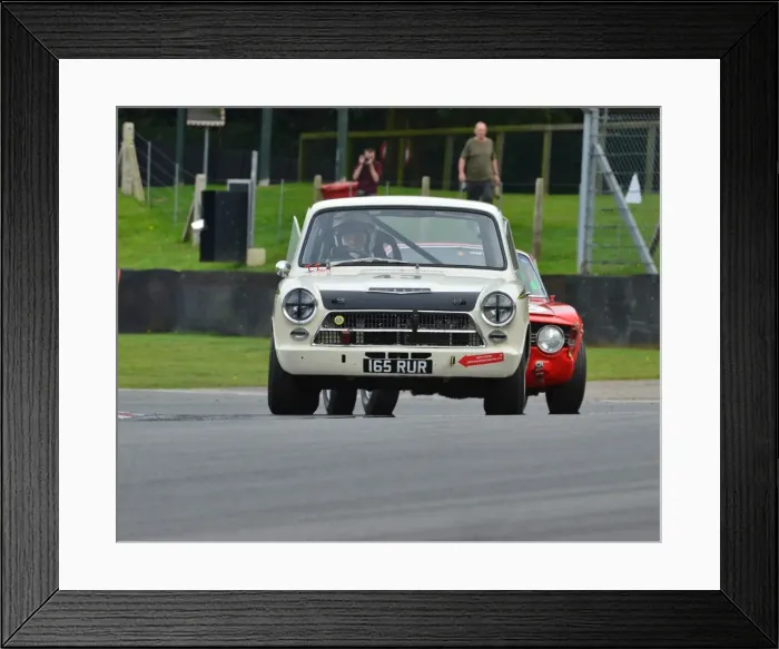 Framed Print : CJ5 6088 Jim Clark, Ford Lotus Cortina, 165 RUR