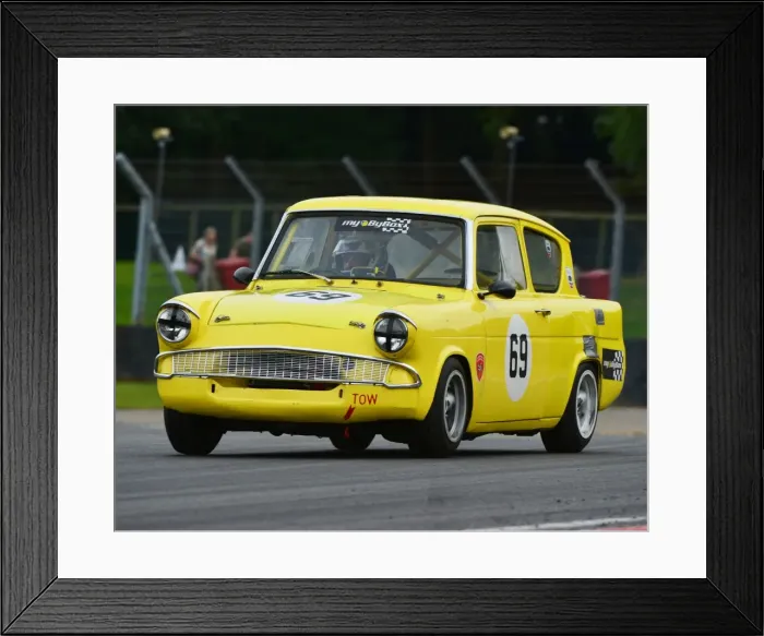 Framed Print : CJ5 6105 Bob Bullen, Ford Anglia, 105E Framed Print : CJ5 6105 Bob Bullen, Ford Anglia, 105E