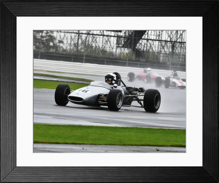 Framed Print : CM5 3513 Mark Linstone, Brabham BT21 Framed Print : CM5 3513 Mark Linstone, Brabham BT21