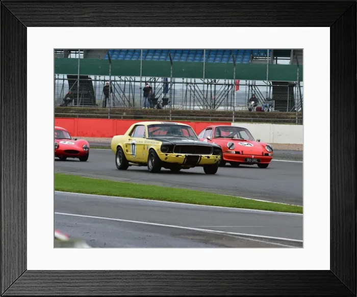 Framed Print : CM5 4216 Adam Simmonds, Ford Mustang, Jason Williams, Porsche 911E Framed Print : CM5 4216 Adam Simmonds, Ford Mustang, Jason Williams, Porsche 911E
