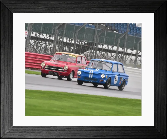 Framed Print : CM5 3809 Simon Benoy, Hillman Imp, Mike Gardiner, Ford Lotus Cortina Framed Print : CM5 3809 Simon Benoy, Hillman Imp, Mike Gardiner, Ford Lotus Cortina
