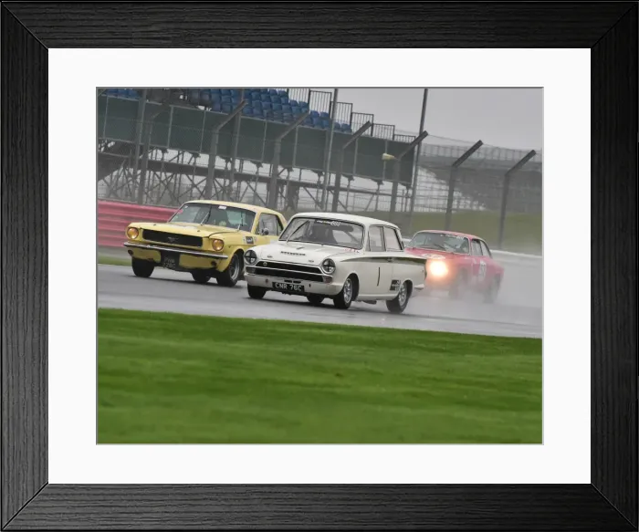 Framed Print : CM5 3822 Alex Thistlewayte, Ford Mustang, PNW 226 C, Tim Davies, Ford Lotus Cortina, CNR 76 C Framed Print : CM5 3822 Alex Thistlewayte, Ford Mustang, PNW 226 C, Tim Davies, Ford Lotus Cortina, CNR 76 C