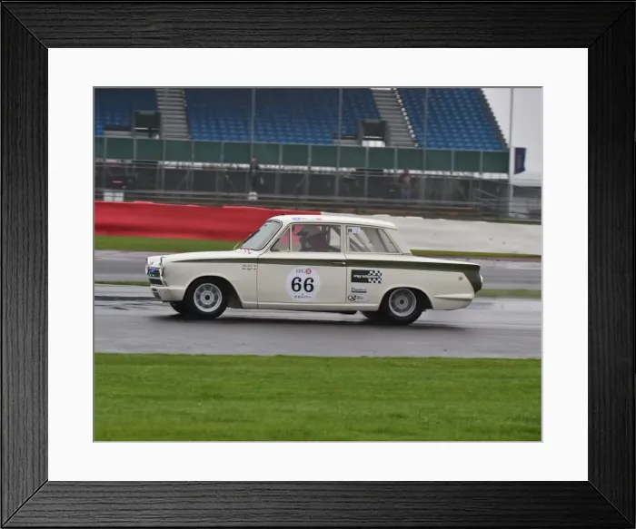 Framed Print : CM5 3869 John Avill, Ford Lotus Cortina