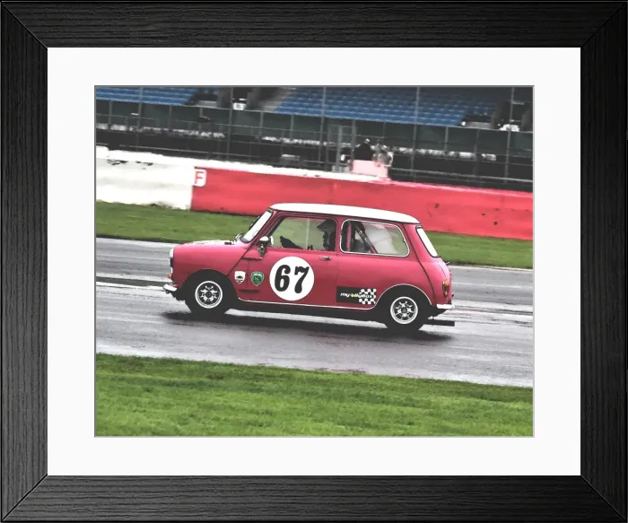 Framed Print : CM5 3887 Bob Binfield, Austin Mini Cooper S Framed Print : CM5 3887 Bob Binfield, Austin Mini Cooper S