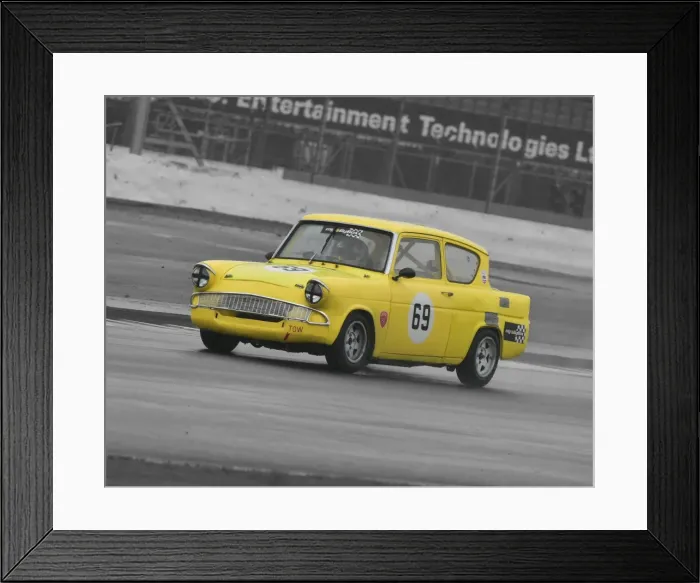 Framed Print : CM5 3935-1 Bob Bullen, Ford Anglia, 105E Framed Print : CM5 3935-1 Bob Bullen, Ford Anglia, 105E
