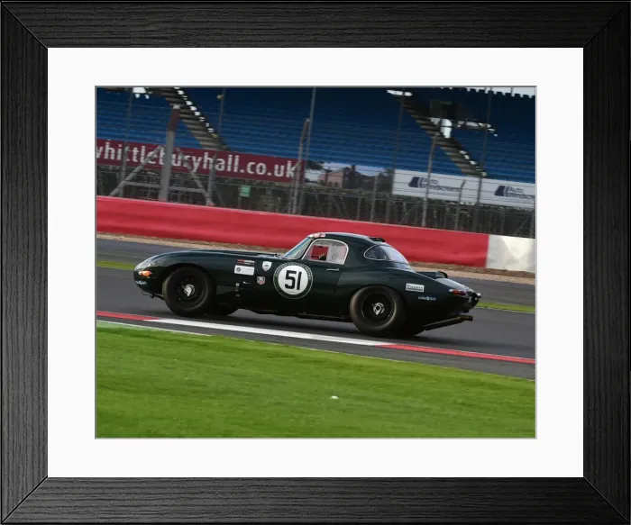 Framed Print : CM5 4782 Nik Spencer, Jaguar E-Type, 1 XK