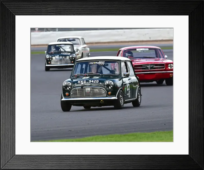 Framed Print : CM5 4519 Roger Godfrey, Austin Cooper S, HKG 942 D Framed Print : CM5 4519 Roger Godfrey, Austin Cooper S, HKG 942 D