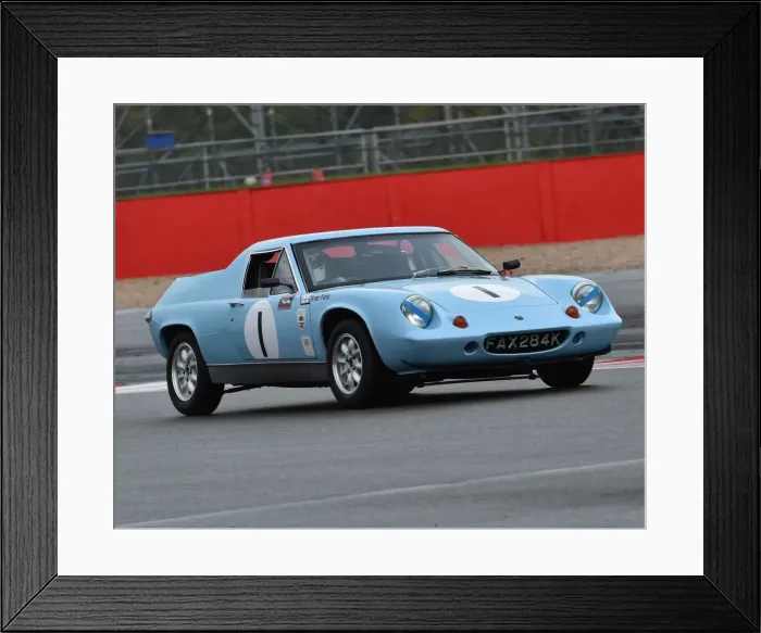 Framed Print : CM5 4132 Oliver Ford, Lotus Europa, FAX 284 K Framed Print : CM5 4132 Oliver Ford, Lotus Europa, FAX 284 K