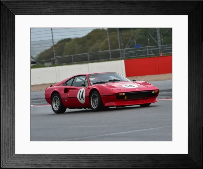 Framed Print : CM5 4141 Jai Sharma, Ferrari 308 GTB Framed Print : CM5 4141 Jai Sharma, Ferrari 308 GTB