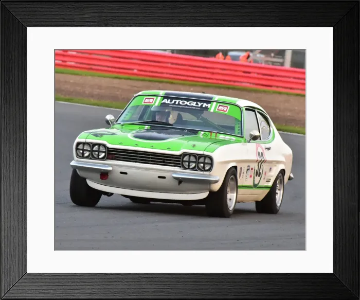 Framed Print : CM5 4869 Nic Strong, Ford Capri Framed Print : CM5 4869 Nic Strong, Ford Capri