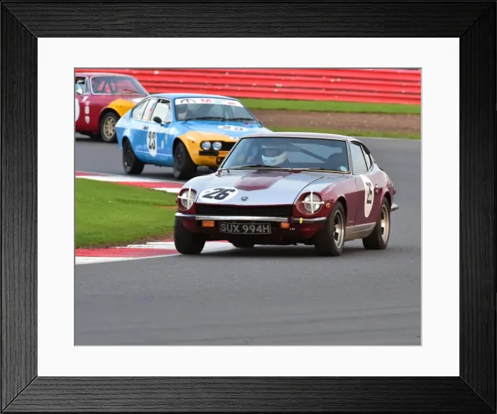 Framed Print : CM5 4877 Paul Stafford, Datsun 240Z, SUX 994 H Framed Print : CM5 4877 Paul Stafford, Datsun 240Z, SUX 994 H