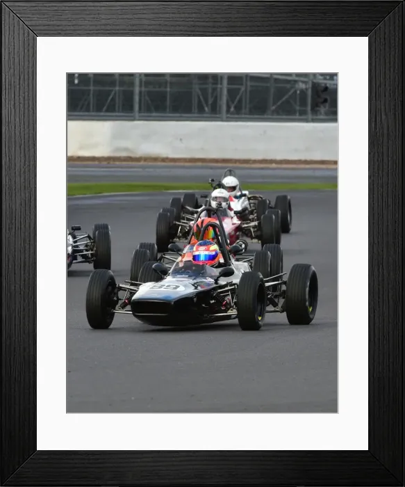 Framed Print : CM5 4465 Neil Fowler, Lola T200, 16 wheel Formula Ford Framed Print : CM5 4465 Neil Fowler, Lola T200, 16 wheel Formula Ford