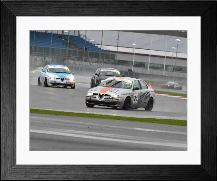 Framed Print : CM5 3599 Stephen Potts, Alfa Romeo 156 Framed Print : CM5 3599 Stephen Potts, Alfa Romeo 156