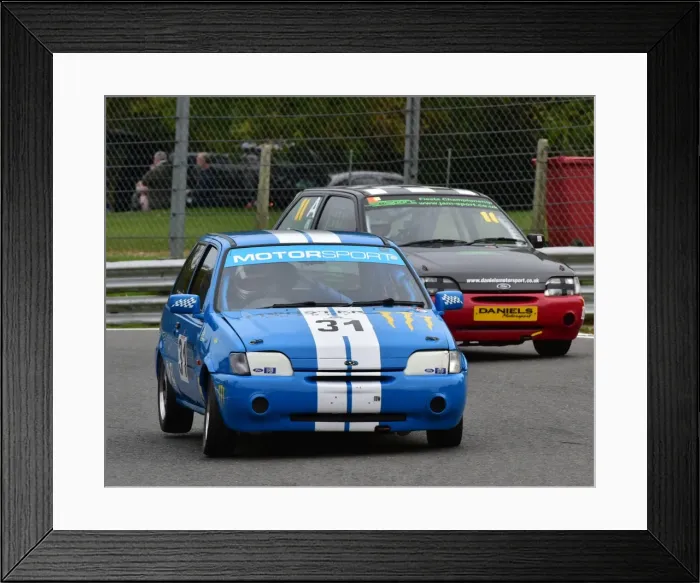 Framed Print : CM5 5308 Tim Bennett, Ford Fiesta Si Framed Print : CM5 5308 Tim Bennett, Ford Fiesta Si